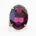 Χειροποίητο δαχτυλίδι με κρύσταλλο Swarovski