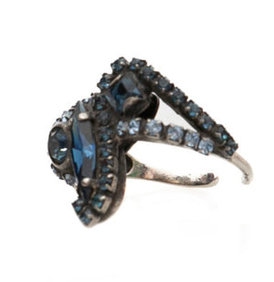  Χειροποίητο δαχτυλίδι με κρύσταλλα Swarovski