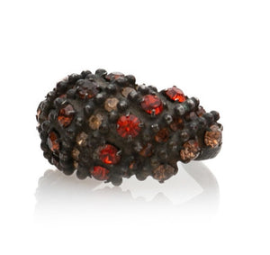 Χειροποίητο δαχτυλίδι με κρύσταλλα Swarovski